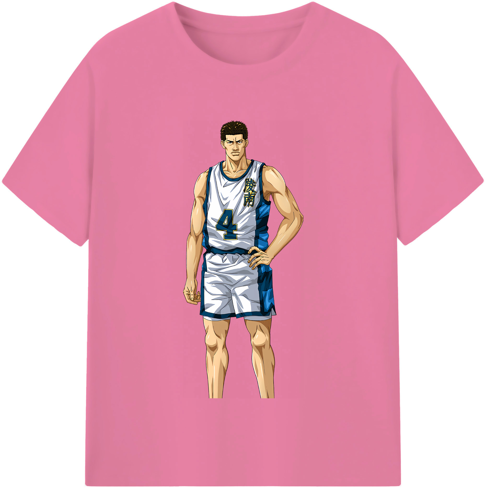 SLAM DUNK／スラムダンク 綿100％半袖Tシャツ（フロントプリント）